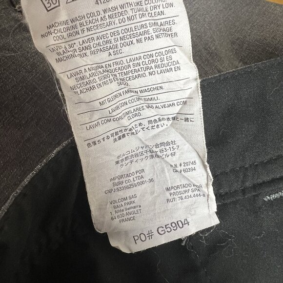 Volcom Surf & Turf Mens Size 34 Stretch Board Shorts Bundle of Two Gray Brown - Picture 8 of 13